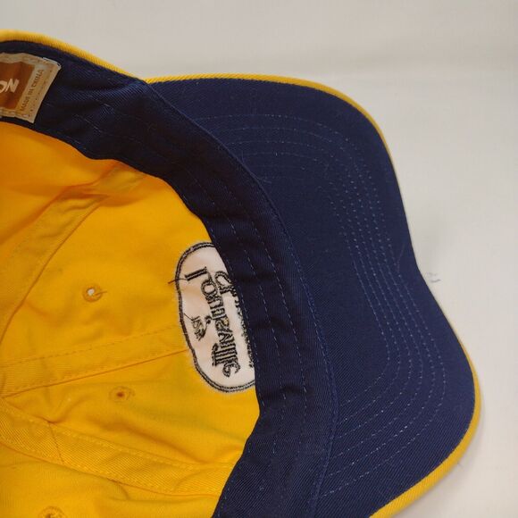 Louisville Slugger 125 Mens Strapback Hat Yellow Adjustable Embroidered Logo - Picture 10 of 11